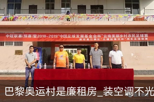 巴黎奥运村是廉租房 装空调不光是钱的事儿